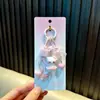 Chaveiro Gato Morango Desenho Animado Gatinho Pingente de Bolsa Lanyard de Celular Fofo Pingente para Chaveiro de Carro Pequeno Presente