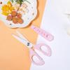 Tesoura Cerâmica para Comida de Bebê com Capa, Tesoura Cerâmica para Comida de Bebê, Tesoura Pequena Doméstica para Crianças