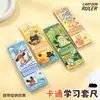Set Creativo Inspirador de Cuatro Piezas de Regla 20cm con Regla de Línea Ondulada para Exámenes Estudiantiles, Estudio, Dibujo y Papelería al por Mayor