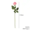 Flores Artificiais Rosa Vermelha Flores Falsas Cenário de Casamento Parede Arranjo de Flores Arranjo para Decoração de Casa Presente de Dia dos Namorados