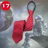 Corbata Formal para Boda, Rojo Vino, Estilo Coreano, Corbata de Cremallera Estrecha de 8 cm para Novio, Corbata Rayada Profesional de Negocios para Hombres y Mujeres