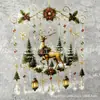 Colgante de ventana de Navidad de producto nuevo transfronterizo colgante de ventana de Navidad hecho a mano adorno de manualidad acrílica