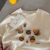 Camisetas Infantis de Manga Longa 2026 Novidades Primavera e Outono para Meninos e Meninas, Camisetas Fofas de Desenho Animado, Camisetas Básicas Infantis para Meninos
