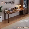 Escritorio Estrecho de Pared de Madera Maciza Doble Mesa Larga de Estudio Mesa de Escritorio para Estudiante en Casa Mesa para Computadora de Escritorio de Trabajo