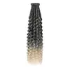 Peluca de Fieltro de Doble Extremo Estilo Europeo y Americano de 24 Pulgadas Trenzas de Ganchillo Hechas a Mano Extensiones de Cabello de Fibra Sintética de Baja Temperatura de un Solo Hilo Trenzas Profundas