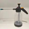Botella Atomizadora de Espuma con Presión de Aire Transparente Engrosada de 2L para Lavado de Autos y Jardinería, Atomizador de Doble Propósito para Limpieza y Desinfección del Hogar, Regadera