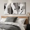 Arte de Parede Impressa Estilo Boêmio da Amazon para Decoração de Sala de Estar, Tela Triptíco Pintada com Spray para Parede de Quarto