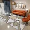Nueva Alfombra de Piso Sala de Estar Dormitorio Lujo Ligero Alta Calidad Simple Cobertura Total Sofá Alfombra de Piso Grande Mesa de Café Limpiable Alfombra de Mesita de Noche