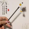 Grampo de Cabelo de Garça Voadora Estilo Antigo Grampo de Cabelo de Ébano Sintético Acessórios Hanfu Novo Estilo Chinês Grampo de Cabelo Cheongsam Joias Atacado para Mulheres