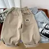 Pantalones para Niños de Primavera y Otoño, Nuevo Estilo Coreano Otoño 2025, Pantalones Casuales de Algodón Puro para Niños Pequeños, Elegantes Pantalones Deportivos para Niños