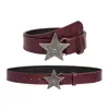 Cinto Largo Estilo Punk da Moda, Cinto Personalizado Estilo Ins, Cinto Retrô Americano de Subcultura para Vestidos e Ternos