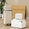 Mala de Viagem Expansível de Cinco Rodas com Abertura Lateral de Grande Capacidade para Homens e Mulheres, Mala de Rodinhas para Bagagem Despachada com Cadeado de Combinação, Mala de Viagem 28 polegadas