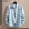 Camisa de Manga Larga Nueva de Primavera y Otoño para Hombre Estilo Coreano Corte Delgado Tendencia Estudiante Graffiti Top Ropa de Hombre Camisa Delgada