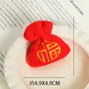 Em Estoque Broche de Pelúcia Peixe Koi de Ano Novo Boneca Acessórios DIY Pingente para Chapéu Cachecol