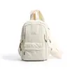 Mochila de Color Sólido Estilo Japonés, Mochila Casual Versátil para el Trabajo para Mujeres, Bolso Cruzado Multifuncional de Doble Uso, Bolso de Hombro Deportivo para Ciclismo