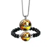 Set de Collar Colgante y Pulsera Temática de Pokémon para Pareja Transfronteriza, Unisex, Accesorios de Venta Caliente Transfronteriza
