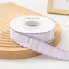 Cinta de Ganchos Ondulados de Algodón Poliéster Accesorios para el Cabello Diadema Lazo Hecho a Mano DIY Decoración de Boda Festiva Cinta de Embalaje