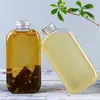 Tampas de Alumínio de Grau Alimentício Personalizadas Garrafas Plásticas Planas para Milk Tea 300ml, 350ml Garrafas para Bebidas Cold Brew Semelhantes ao Estilo de Jiang Xiaobai