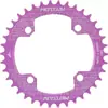 Placas de Coroa Positiva e Negativa para Bicicletas de Montanha, 32T, 34T, 36T, 38T Placas Redondas e Ovais, Coroa Única 104BCD