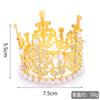 Exquisita aleación corona pequeña flor material de envoltura decoración tocado pasarela infantil adornos de cumpleaños corona pulgarcito