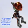 Escultura de Juguete Moderna de Dibujos Animados de Astronauta, Decoración Popular para Tienda, Figura de Astronauta Famosa en Internet