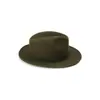 Chapéu de feltro de ovelha estilo europeu e americano moda ao ar livre fita de cor sólida chapéu de feltro decorativo de lã aba curta chapéu fedora de lã