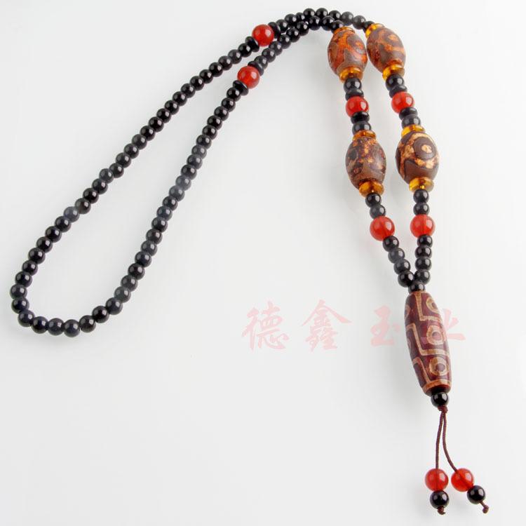 天珠项链加黑链 特价08