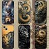 Capa de telefone dissuasora de dragão antigo aplicável ao iPhone15
