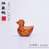 Laca Artesanal Pintada sobre Madera de Alcanfor Figuras Abstractas de Gansos y Patos, Artesanías de Lugares Pintorescos, Adornos Tallados