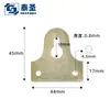 Gancho de pared decorativo personalizado oculto para colgar cuadros, anillo grande para colgar pinturas al óleo, accesorios de hardware ocultos de alta resistencia para colgar cuadros en la pared