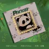 Panda Estilo Chino Recompensa Estudiantil Pequeño Regalo Conmemorativo de Graduación Logo Personalizado Año Nuevo Marcador de Libros Metálico Hueco Tendencia Nacional