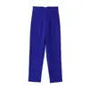 Atacado Transfronteiriço Roupas Femininas Europeias e Americanas Primavera 2024 33 Cores Cintura Alta Slim Fit Casual Veludo Cotelê Calça Reta
