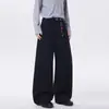 Ropa para Hombre Fengshe / Primavera y Otoño Estilo Americano Frescos y Elegantes Jeans Curvos Tridimensionales para Hombres y Mujeres, Pantalones de Mezclilla Lavados Sueltos de Nicho