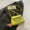 Bolso Cuadrado Pequeño para Mujer Estilo Coreano Bolso de Hombro Moda Distintivo Bolso Pequeño de Otoño Nuevo de Moda Portátil Bolso Cruzado para Mujer 2024