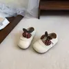 Zapatos de Frijol Estilo Coreano para Niñas Pequeñas, Estilo Princesa, Suela Suave para Bebé, Zapatos Mary Jane, Zapatos de Piel, Zapatos de Primavera Individuales 2026