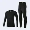 Traje de Fitness para Adultos Personalizado para Otoño e Invierno, Ropa Deportiva Cálida y de Secado Rápido para Correr, Ropa Base para Baloncesto y Fútbol, Ropa de Yoga para Niños