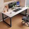 Escritorio de computadora, escritorio de oficina en casa, escritorio de estudio para estudiantes, mesa larga de pared, escritorio simple para viviendas de alquiler