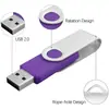 Pen drive USB com clipe giratório atacado grande capacidade 8g16g32g64g128g leilão pen drive giratório atacado
