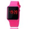 Novo Quadrado popular Apple led infantil estudante relógio casal homens e mulheres moda Criativo LED relógio eletrônico