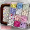Set de Decoración para Uñas Corazón de Dopamina de 12 Piezas Producto Nuevo Transfronterizo Corazones Coloridos Rhinestones de Resina Accesorios DIY Venta al por Mayor