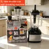 Popular Procesador de Alimentos Eléctrico Multifuncional 2 en 1 Transfronterizo Batidora Doméstica de Acero Inoxidable Máquina Rompe Muros Totalmente Automática Silenciosa