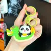 Chaveiro Panda do Barco-Dragão Corrente Nacional Panda do Barco-Dragão Boneco Pingente de Chave de Bolsa para Estudantes Presentes Criativos Pequenos