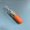 Cápsula del tiempo tubo de ensayo empaque cable de datos a prueba de polvo almacenamiento caja de color tubo de tiempo puerto para colgar tapa transparente caja de plástico