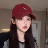 Gorra de Béisbol Retro Azul Marino Estilo Nuevo 2026 para Mujeres, Gorra Versátil Adelgazante para Rostro de Moda de Primavera para Estudiantes de Primaria y Parejas