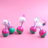 Venta al por mayor de juguetes interactivos de plumas para gatos y mascotas con forma de ratón y pelota de volteo
