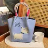 Bolsos Pequeños Cuadrados de Punto Cuidadosamente Seleccionados, Bolsos Cubo de Diseño Nicho, Bolsos Tote, Bolsos de Mano, Bolsos Portátiles Versátiles Casuales para el Viaje Diario