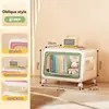 Gabinete de Almacenamiento de Múltiples Niveles Gabinete de Almacenamiento Suministros para Bebés y Madres Almacenamiento para el Hogar Gran Capacidad Libros Artículos Varios Juguetes Estante de Almacenamiento