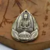 Pingente de chaveiro de cobre puro de latão com oito deuses patronos Buda Pingente de bodhisattva de latão sólido