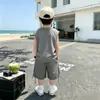 Conjunto de Chaleco de Verano para Niños 2026 Nuevo Estilo para Bebés de 2 a 4 Años, Ropa Infantil Delgada sin Mangas para Niños Pequeños y Medianos