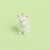 Colgante de Perrito Estéreo Lindo con Terciopelo de Resina para Funda de Teléfono Móvil, Bolso, Llavero DIY, Accesorios de Colgante Decorativo para Joyería
